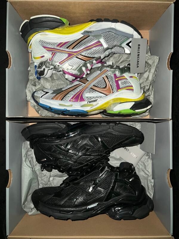 Balenciaga Runner (Multicolor+Black) 2-Pair Bundle
