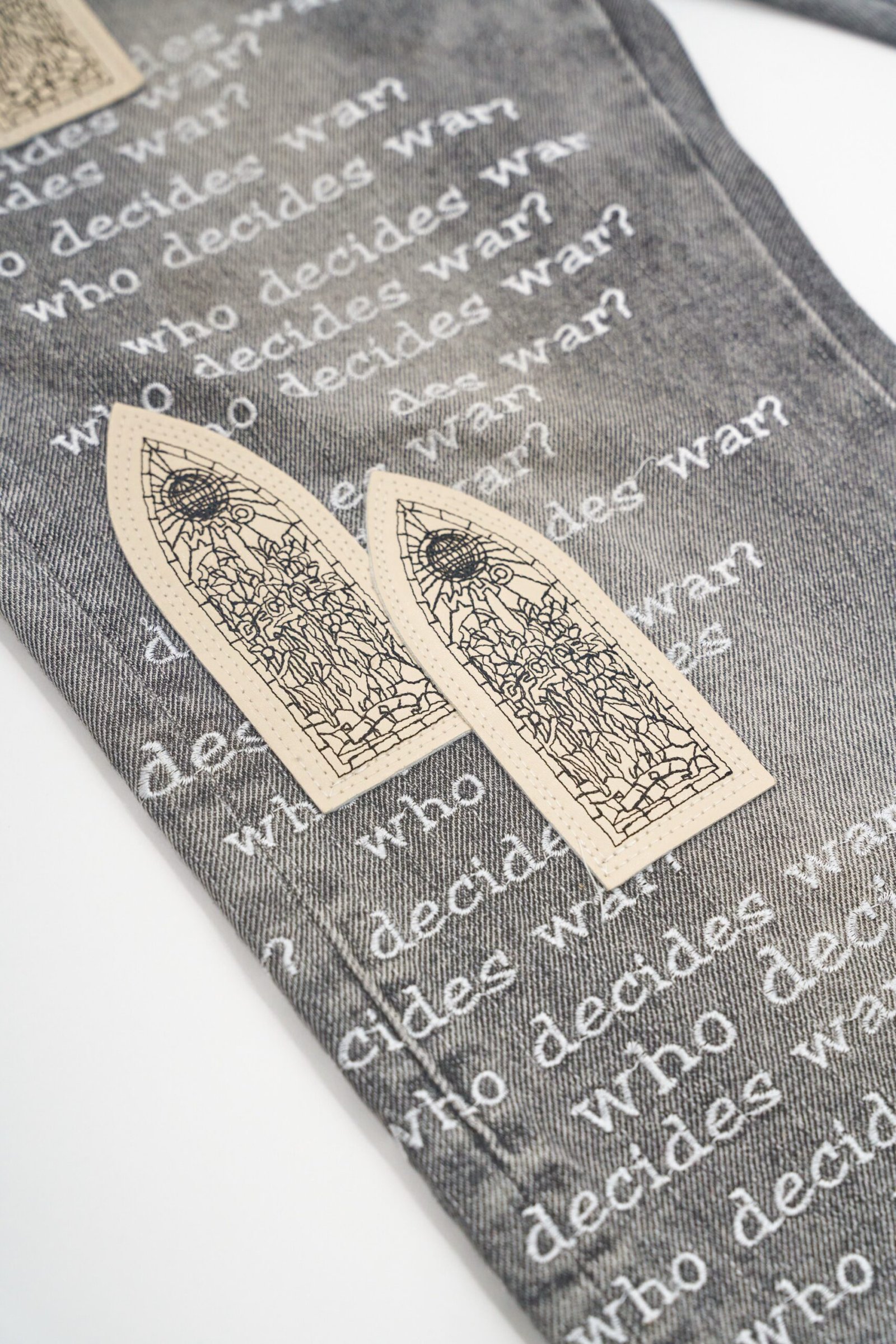 Who Decides War Scripture Denim (Size 34) - Image 2