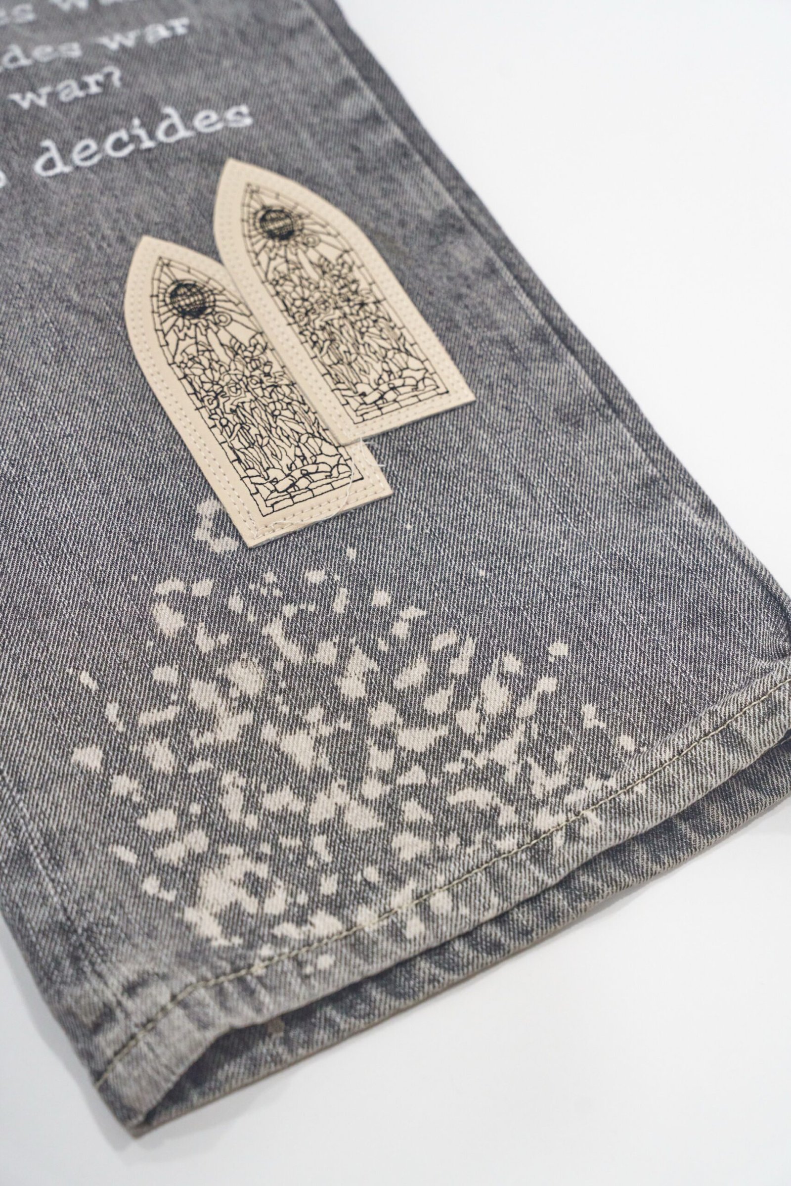 Who Decides War Scripture Denim (Size 34) - Image 3