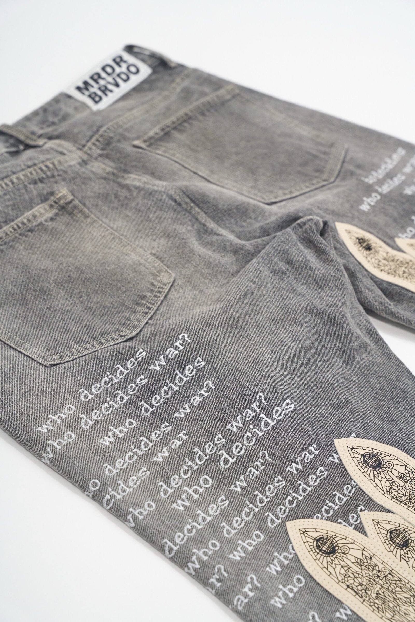 Who Decides War Scripture Denim (Size 34) - Image 11