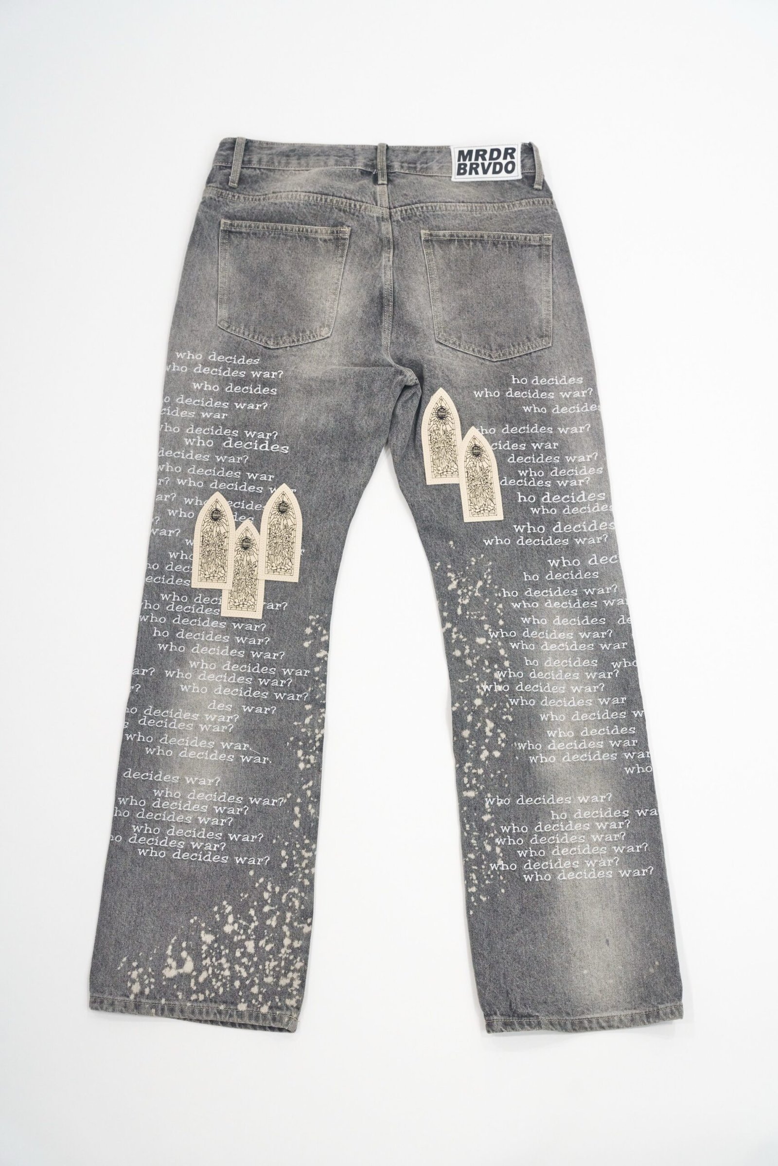 Who Decides War Scripture Denim (Size 34) - Image 12