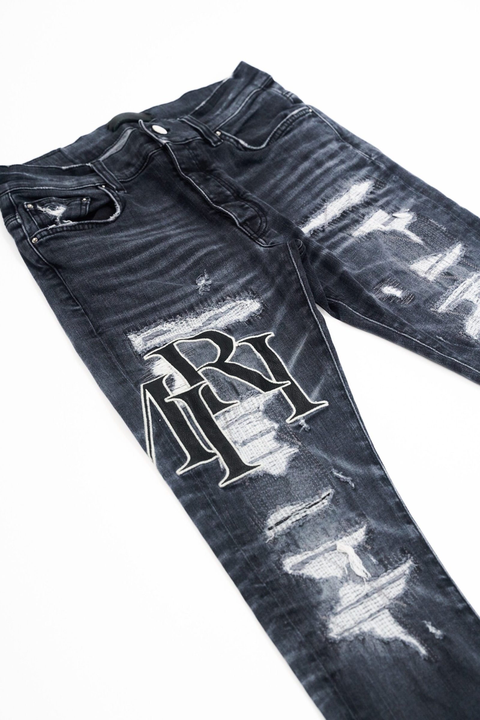 Amiri Logo-Print Denim (Size 30) - Image 2