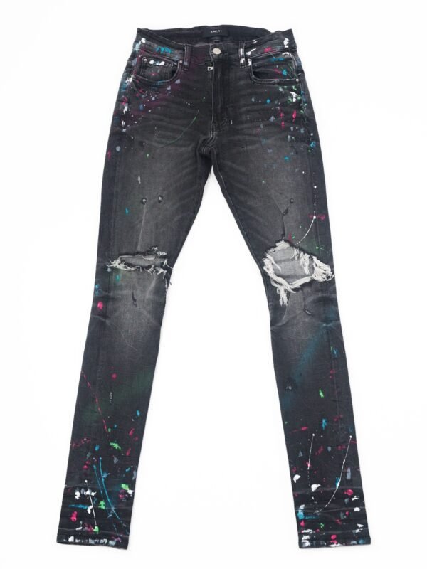 Amiri Paint Splatter Denim (Size 29)