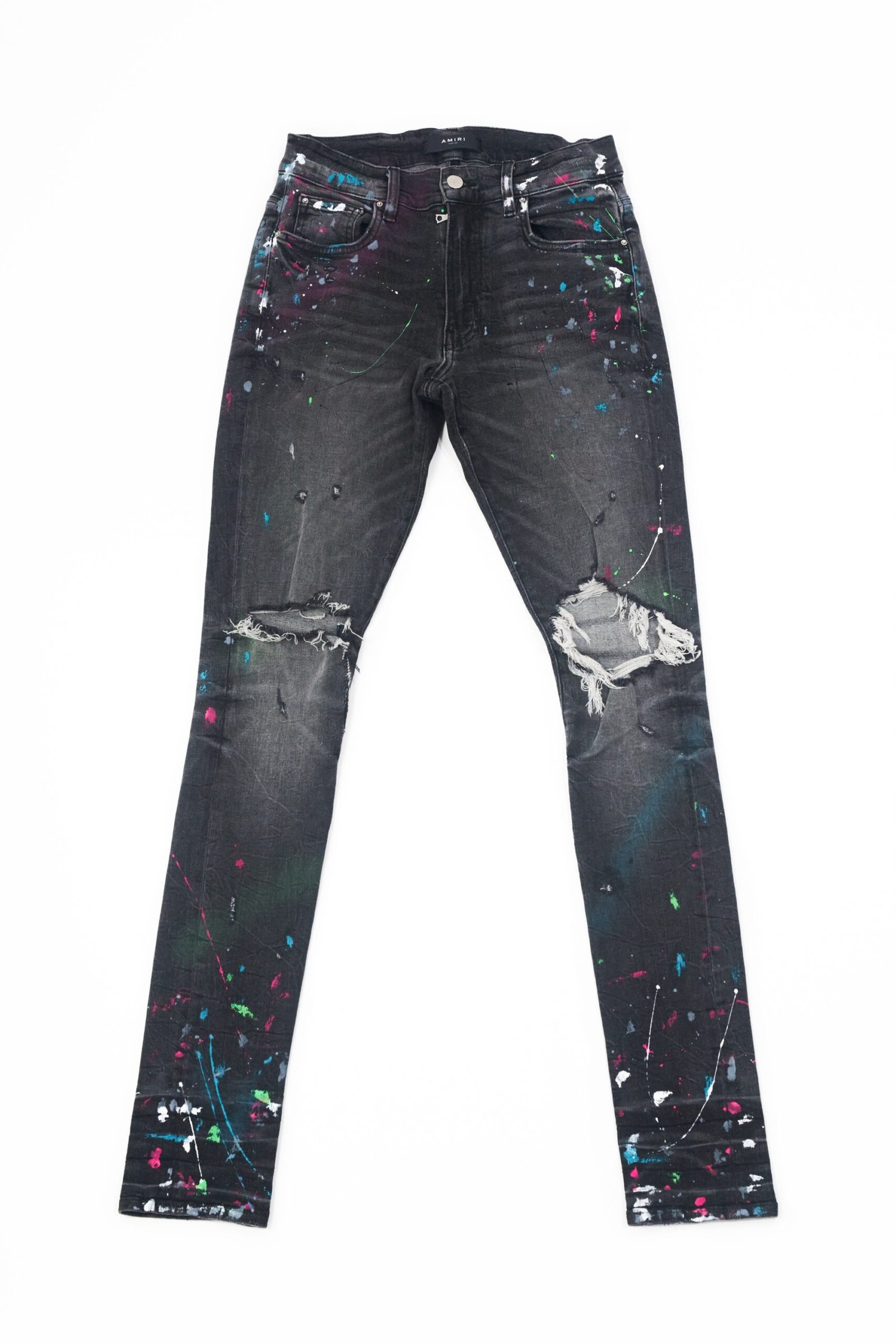 Amiri Paint Splatter Denim (Size 29)