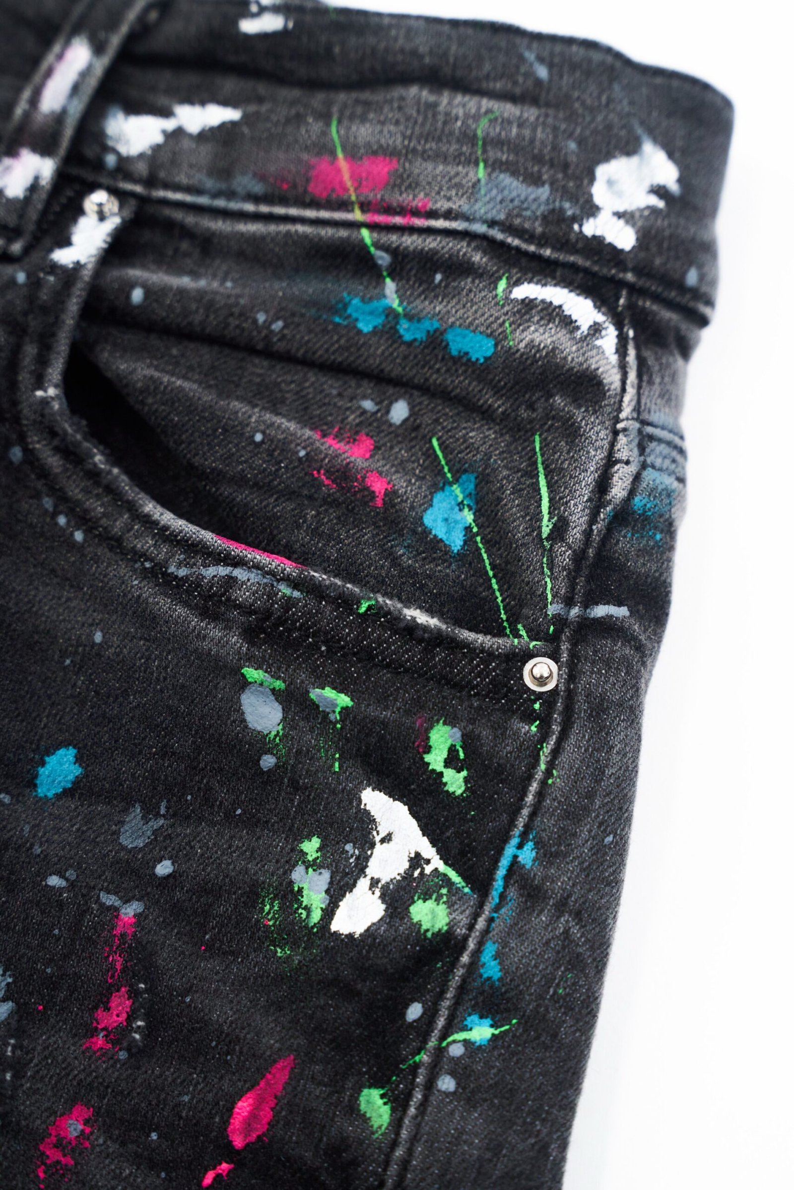 Amiri Paint Splatter Denim (Size 29) - Image 5