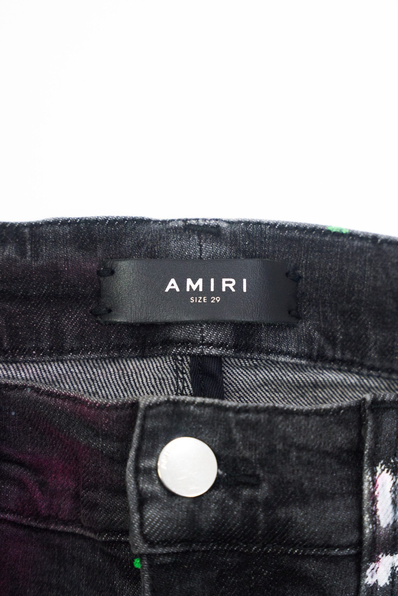 Amiri Paint Splatter Denim (Size 29) - Image 8