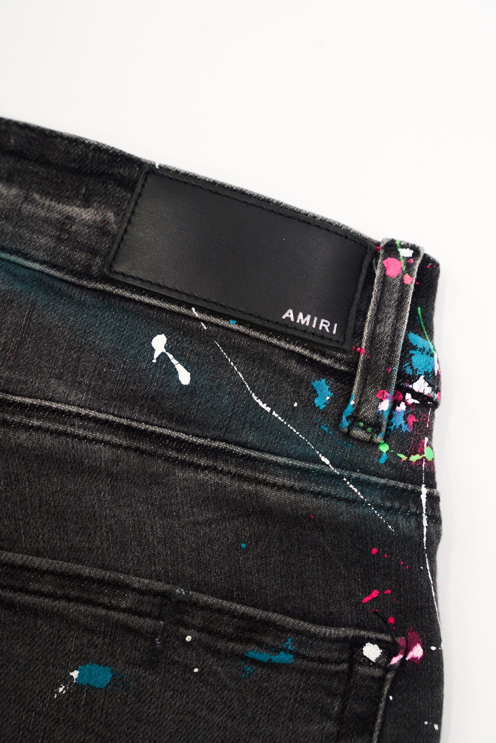 Amiri Paint Splatter Denim (Size 29) - Image 12