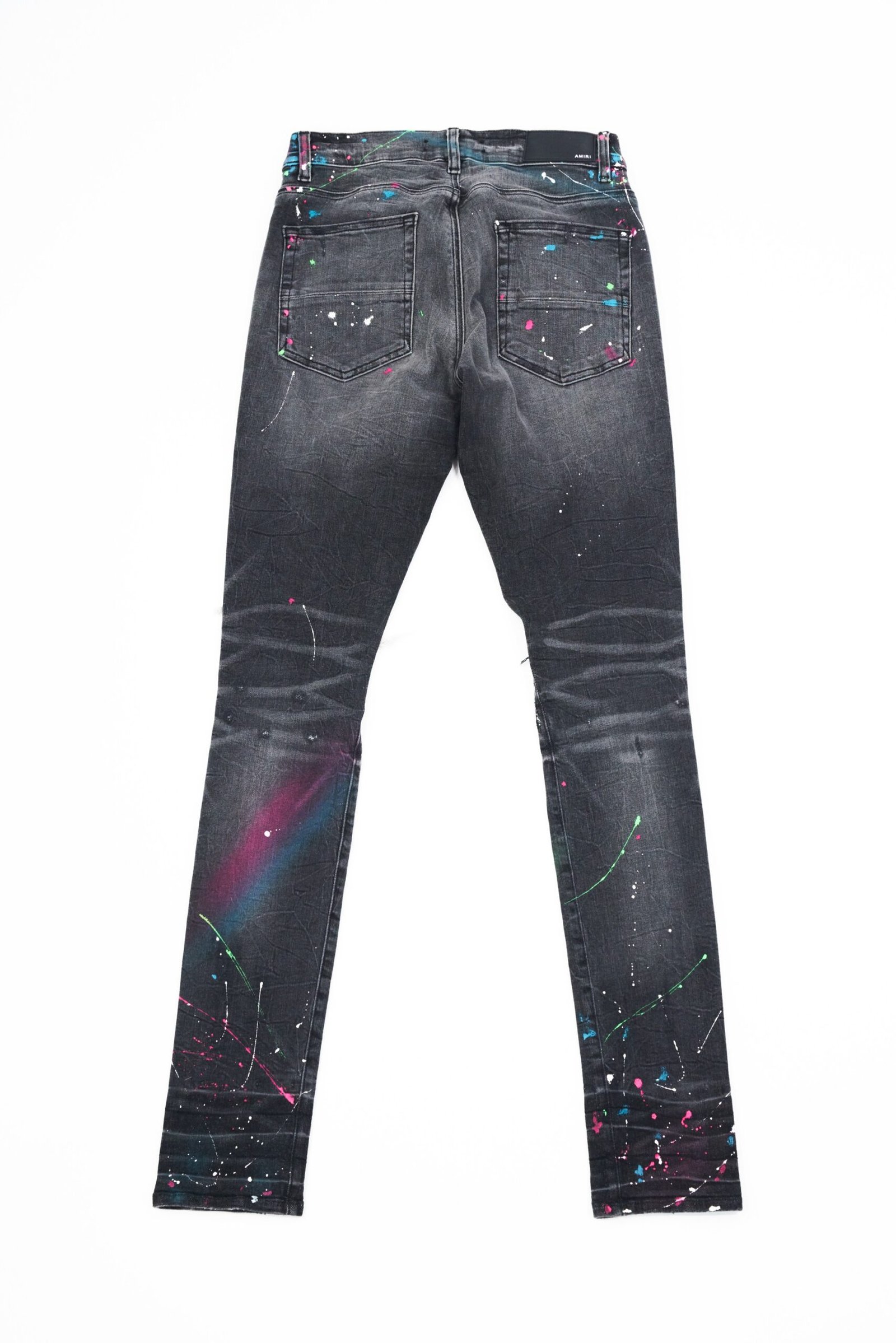 Amiri Paint Splatter Denim (Size 29) - Image 13
