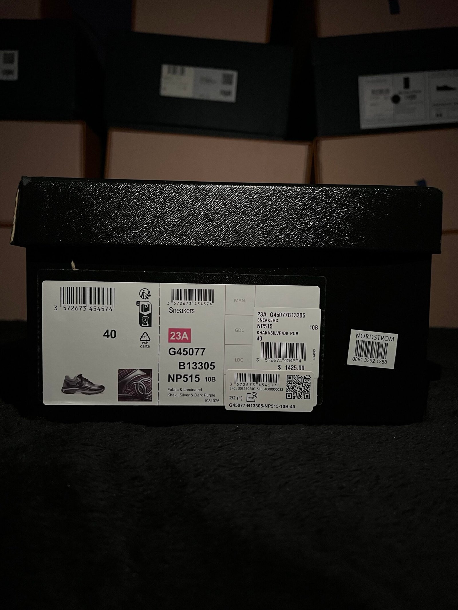 Chanel CC Laminated Trainer (US 7) - Image 4